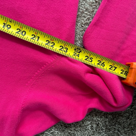 Vineyard Vines Hot Pink V-Neck Heritage Sweater - Picture 4 of 8